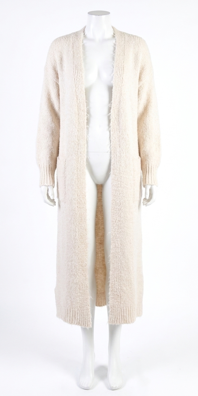 NEW GIGI MODA intimo long sleeve cardigan in beige